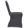 Elastic chair cover 6 units anthracite gray by vidaXL, Covers - Ref: Foro24-131412, Price: 22,76 €, Discount: %