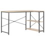 Black and oak computer desk 120x72x70 cm by vidaXL, Desks - Ref: Foro24-20264, Price: 115,70 €, Discount: %