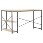 Black and oak computer desk 120x72x70 cm by vidaXL, Desks - Ref: Foro24-20264, Price: 115,70 €, Discount: %