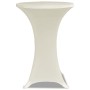 2 cream-colored tablecloths fitted for a pedestal table - 60 cm in diameter by vidaXL, Covers - Ref: Foro24-241207, Price: 24...