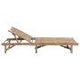 Garden lounger with bamboo cushion by vidaXL, Loungers - Ref: Foro24-3061641, Price: 203,93 €, Discount: %