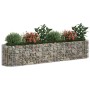 Galvanized iron gabion bed 260x50x50 cm by vidaXL, Pots and planters - Ref: Foro24-152026, Price: 106,99 €, Discount: %