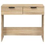 Sonoma oak plywood console table 90x36x75 cm by vidaXL, Side tables - Ref: Foro24-811334, Price: 59,64 €, Discount: %