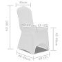 Funda de silla elástica 50 unidades de vidaXL, Fundas - Ref: Foro24-241196, Precio: 153,10 €, Descuento: %