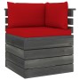 2-seater garden pallet sofa and solid pine wood cushions by vidaXL, Garden sets - Ref: Foro24-3061737, Price: 216,48 €, Disco...