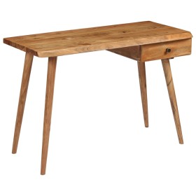 Solid acacia wood desk 110x50x76 cm by vidaXL, Desks - Ref: Foro24-245666, Price: 292,37 €, Discount: %