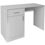 Desk with drawer and white cabinet 100x40x73 cm by vidaXL, Desks - Ref: Foro24-243058, Price: 95,58 €, Discount: %