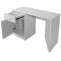 Desk with drawer and white cabinet 100x40x73 cm by vidaXL, Desks - Ref: Foro24-243058, Price: 95,58 €, Discount: %