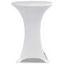 Mantel cubierta elástica de mesa alta Ø 60 cm Blanco 2 unidades de vidaXL, Fundas - Ref: Foro24-241201, Precio: 28,14 €, Desc...