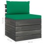 Pallet furniture for garden 7 pcs solid pine wood cushions by vidaXL, Garden sets - Ref: Foro24-3061976, Price: 593,99 €, Dis...