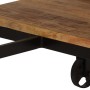 Escritorio y taburete plegable madera maciza mango 115x50x76 cm de vidaXL, Escritorios - Ref: Foro24-245261, Precio: 285,16 €...