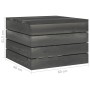 Pallet furniture for garden 7 pcs solid pine wood cushions by vidaXL, Garden sets - Ref: Foro24-3061962, Price: 669,03 €, Dis...