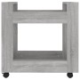 Carrito de escritorio contrachapada gris Sonoma 60x45x60 cm de vidaXL, Carros e islas - Ref: Foro24-816606, Precio: 51,74 €, ...