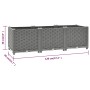 Polypropylene flowerbed 120x40x38 cm by vidaXL, Pots and planters - Ref: Foro24-153295, Price: 62,28 €, Discount: %