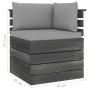 Pallet furniture for garden 6 pcs solid pine wood cushions by vidaXL, Garden sets - Ref: Foro24-3061948, Price: 557,34 €, Dis...