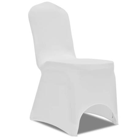 Elastic covers for white chairs 100 units by vidaXL, Covers - Ref: Foro24-274765, Price: 299,96 €, Discount: %