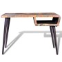 Recycled wood desk with iron legs by vidaXL, Desks - Ref: Foro24-241138, Price: 200,09 €, Discount: %