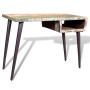 Recycled wood desk with iron legs by vidaXL, Desks - Ref: Foro24-241138, Price: 200,09 €, Discount: %