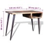 Recycled wood desk with iron legs by vidaXL, Desks - Ref: Foro24-241138, Price: 200,09 €, Discount: %