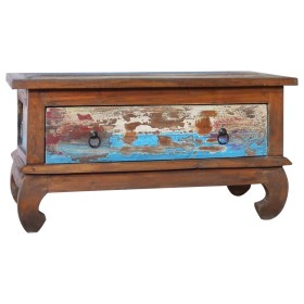 Mesa de centro de madera de teca reciclada 80x50x40 cm de vidaXL, Mesas de centro - Ref: Foro24-289057, Precio: 146,99 €, Des...