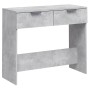 Mesa consola de madera contrachapada gris hormigón 90x36x75 cm de vidaXL, Mesas auxiliares - Ref: Foro24-811335, Precio: 54,0...