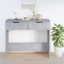 Concrete gray plywood console table 90x36x75 cm by vidaXL, Side tables - Ref: Foro24-811335, Price: 54,09 €, Discount: %