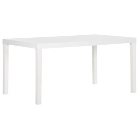 Mesa de jardín PP blanco 150x90x72 cm de vidaXL, Mesas de jardín - Ref: Foro24-317734, Precio: 121,99 €, Descuento: %