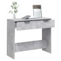 Concrete gray plywood console table 90x36x75 cm by vidaXL, Side tables - Ref: Foro24-811335, Price: 54,09 €, Discount: %