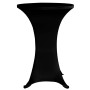 Elastic tablecloth for high table 4 units black Ø60 cm by vidaXL, Covers - Ref: Foro24-279071, Price: 46,29 €, Discount: %