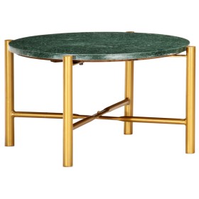 Real stone coffee table with green marble texture 60x60x35 cm by vidaXL, Coffee table - Ref: Foro24-286450, Price: 140,99 €, ...