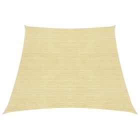 Beige HDPE sail awning 160 g/m² 3/4x3 m by vidaXL, Umbrellas - Ref: Foro24-311159, Price: 36,99 €, Discount: %