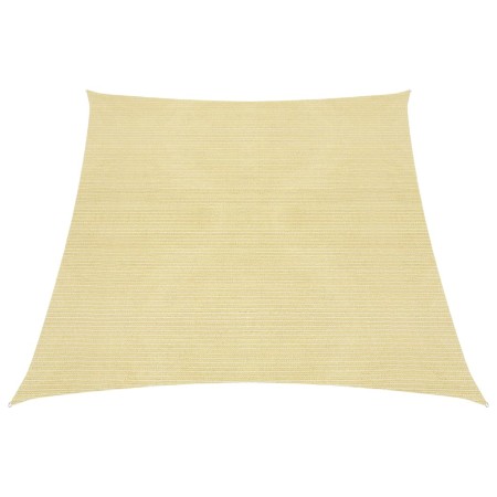 Beige HDPE sail awning 160 g/m² 3/4x3 m by vidaXL, Umbrellas - Ref: Foro24-311159, Price: 36,64 €, Discount: %