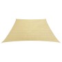 Beige HDPE sail awning 160 g/m² 3/4x3 m by vidaXL, Umbrellas - Ref: Foro24-311159, Price: 36,64 €, Discount: %