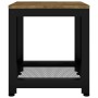 Mesita auxiliar MDF y hierro marrón claro y negro 40x40x45 cm de vidaXL, Mesas auxiliares - Ref: Foro24-286079, Precio: 50,00...