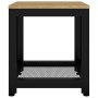 Beistelltisch aus MDF und Eisen in hellbraun und schwarz 40x40x45 cm von vidaXL, Seitentische - Ref: Foro24-286078, Preis: 64...