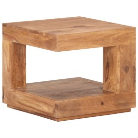 Mesa de centro de madera maciza de acacia 45x45x40 cm de vidaXL, Mesas de centro - Ref: Foro24-320200, Precio: 108,23 €, Desc...