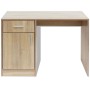 Desk with drawer and oak cabinet 100x40x73 cm by vidaXL, Desks - Ref: Foro24-243057, Price: 89,76 €, Discount: %