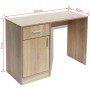 Schreibtisch mit Schublade und Eichenschrank 100x40x73 cm von vidaXL, Schreibtische - Ref: Foro24-243057, Preis: 89,76 €, Rab...