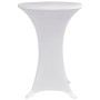 Elastic tablecloth for high table 4 units white Ø60 cm by vidaXL, Covers - Ref: Foro24-279068, Price: 47,21 €, Discount: %