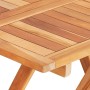 3-teiliges Bistroset aus massivem Teakholz mit beigen Kissen von vidaXL, Gartensets - Ref: Foro24-3063243, Preis: 175,75 €, R...