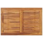 Mesa de comedor plegable para jardín madera de teca 90x60x75 cm de vidaXL, Mesas de jardín - Ref: Foro24-315445, Precio: 139,...