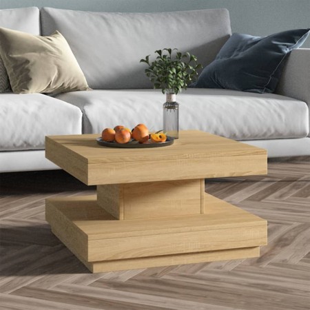 Light brown MDF coffee table 60x60x35 cm by vidaXL, Coffee table - Ref: Foro24-286096, Price: 77,99 €, Discount: %