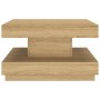 Mesa de centro de MDF marrón claro 60x60x35 cm de vidaXL, Mesas de centro - Ref: Foro24-286096, Precio: 77,10 €, Descuento: %