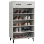 Concrete gray plywood shoe rack furniture 60x35x105 cm by vidaXL, Shoe racks and shoe organizers - Ref: Foro24-812793, Price:...