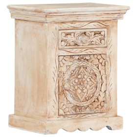 Solid mango wood bedside table 40x30x50 cm by vidaXL, Nightstands - Ref: Foro24-249876, Price: 175,39 €, Discount: %