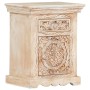 Solid mango wood bedside table 40x30x50 cm by vidaXL, Nightstands - Ref: Foro24-249876, Price: 174,13 €, Discount: %