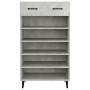 Concrete gray plywood shoe rack furniture 60x35x105 cm by vidaXL, Shoe racks and shoe organizers - Ref: Foro24-812793, Price:...