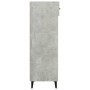 Mueble zapatero madera contrachapada gris hormigón 60x35x105 cm de vidaXL, Zapateros y organizadores de calzado - Ref: Foro24...