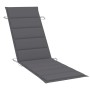 Rocking lounger with solid teak wood cushion by vidaXL, Loungers - Ref: Foro24-3063333, Price: 273,04 €, Discount: %