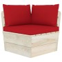 2-Sitzer-Gartensofa aus Paletten mit Kissen aus Tannenholz von vidaXL, Gartensets - Ref: Foro24-3063390, Preis: 167,74 €, Rab...